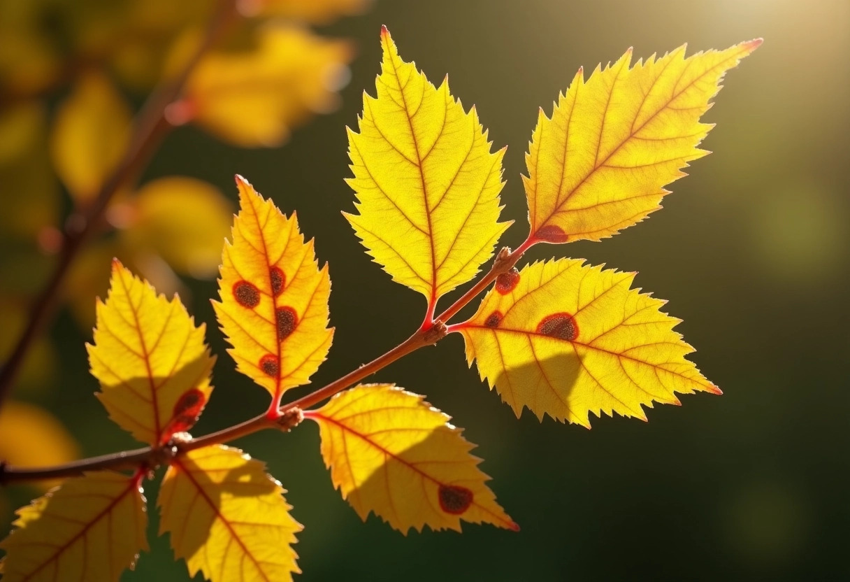 feuilles jaunes